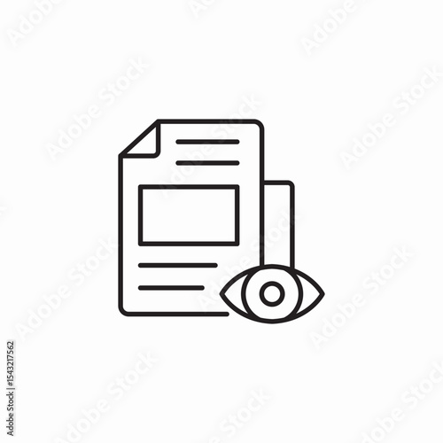 file pages view icon sign vector