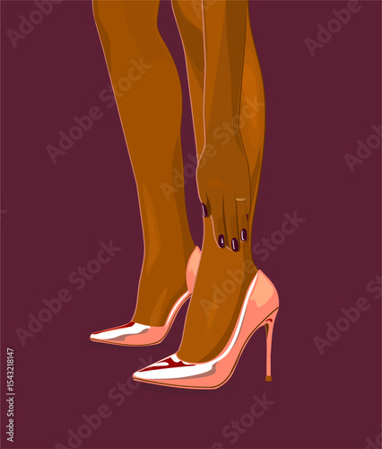 Shiny shoes