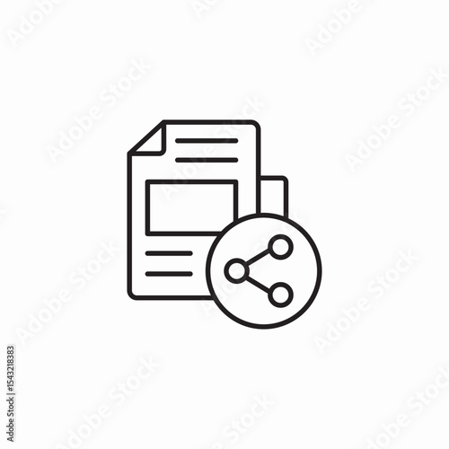 news share icon sign vector