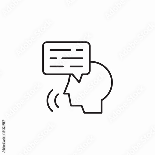 public information icon sign vector