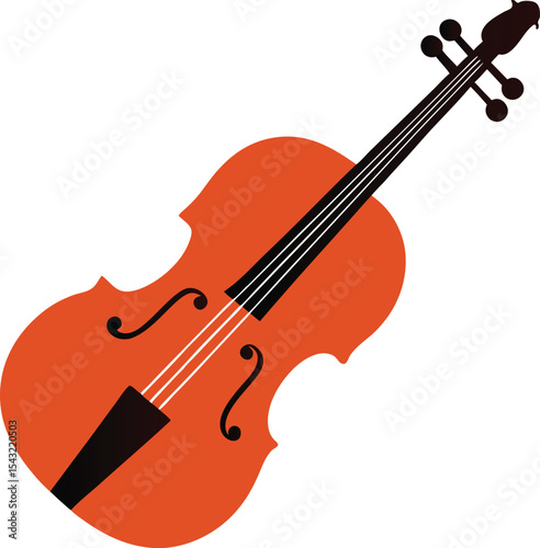 violin vector illustration