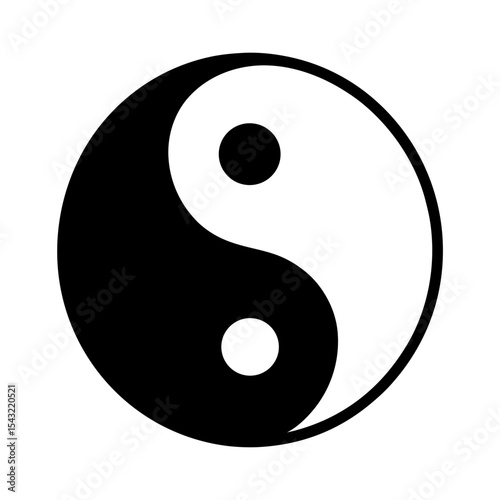 Yin and Yang symbol representing the balance of opposites in Chinese philosophy