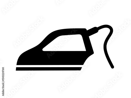 electric iron icon vector with trendy design