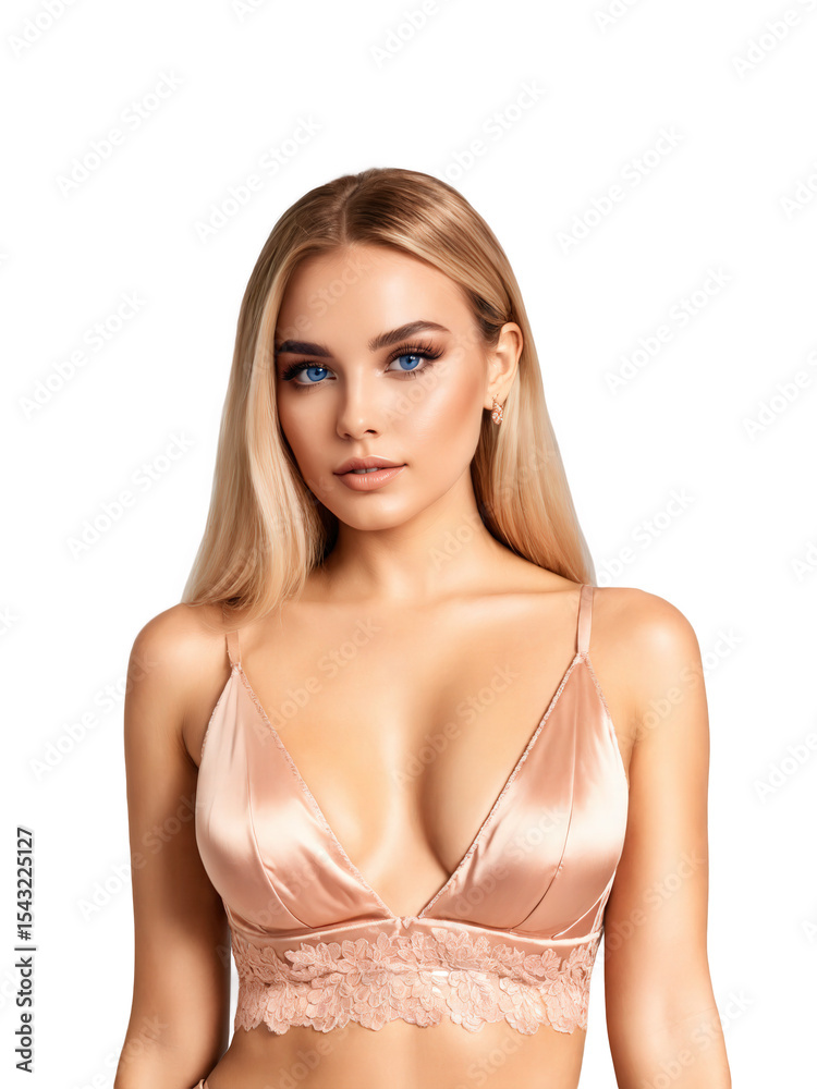 custom made wallpaper toronto digitalShiny rose gold satin bralette with a plunging neckline and intricate lace trim. The metallic rose gold hue offers a