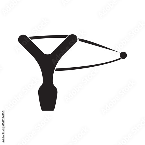 slingshot icon vector illustration logo design