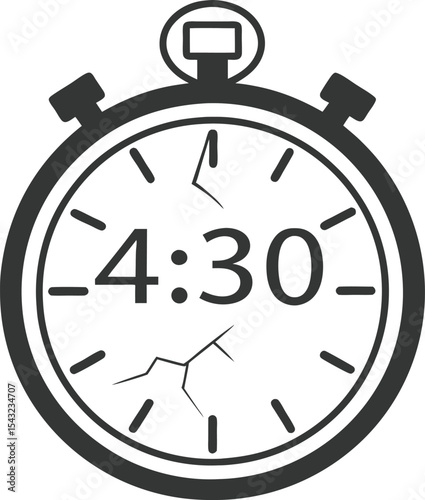 stopwatch vector illustration