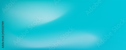 Gradient mesh aqua marine smooth background. Blue gradient mesh aquamarine teal abstract design. Emerald color bg. Vector illustration
