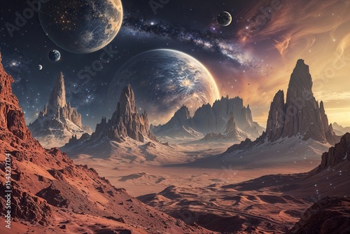 Exploring the Mysteries of an Alien World Featuring Cosmic Wonders and Celestial Discoveries