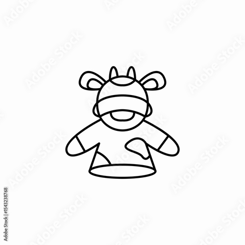 pinata toy icon sign vector