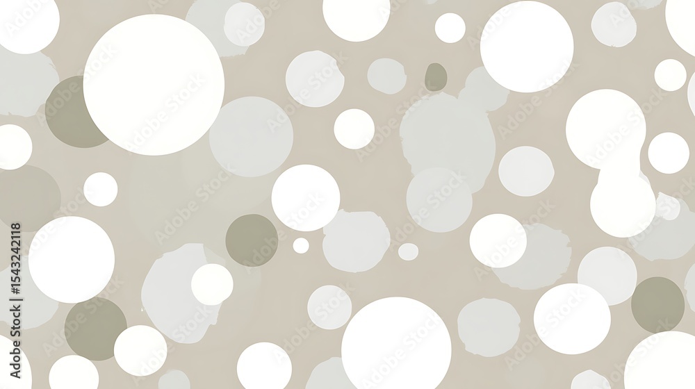 Abstract background of scattered circles in muted tones. Abstract background of scattered circles in muted tones.