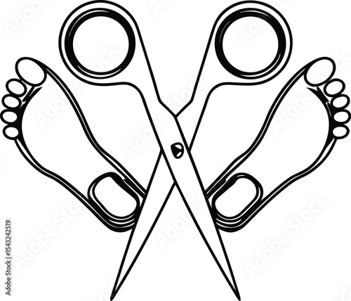Sharp metal cutting tools, including manicure and nail scissors, isolated white for precise work, cutting tools, sharpblade, professional tools, hand tools, isolated background
