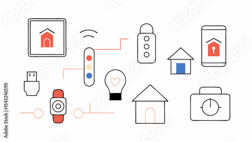 Modern Medical & Healthcare Outline Icons – Broken Line Style Vector Pack.