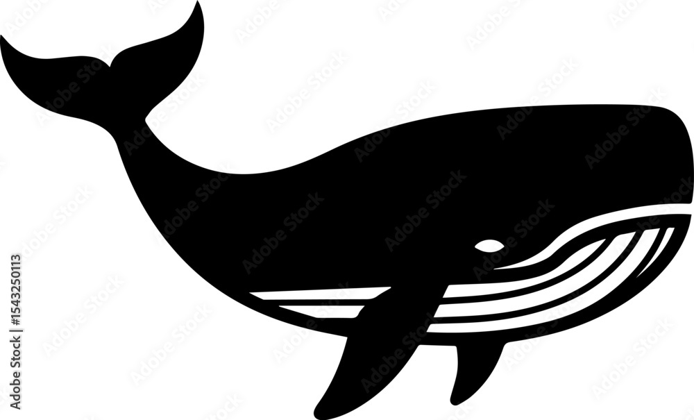 Obraz premium Silhouette of a fish