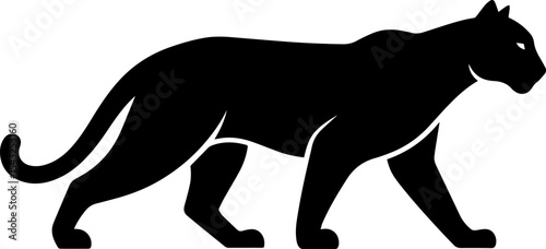 Silhouette of a lion