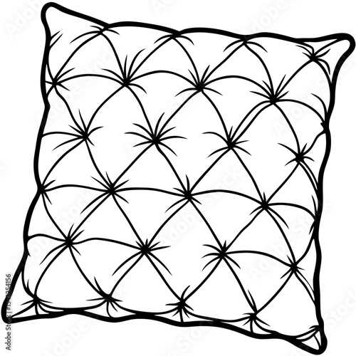 pillow isolated on white