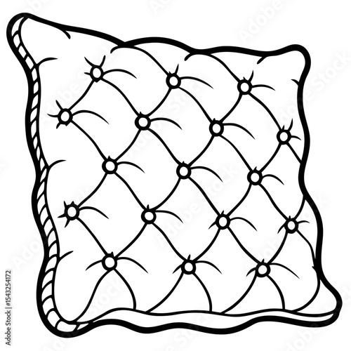 pillow isolated on white