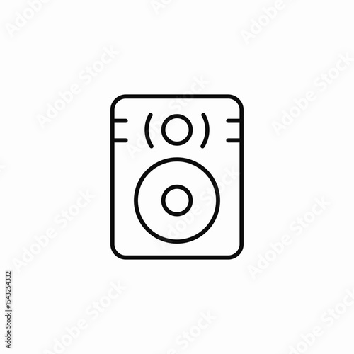 audio stereo icon sign vector
