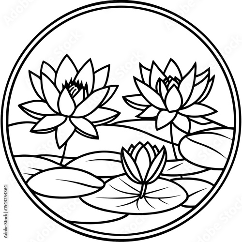 lotus flower vector