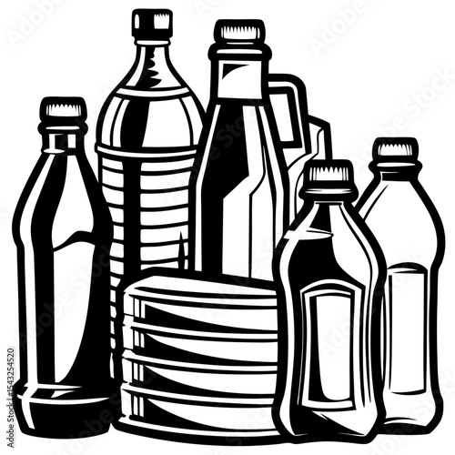 bottle and glass