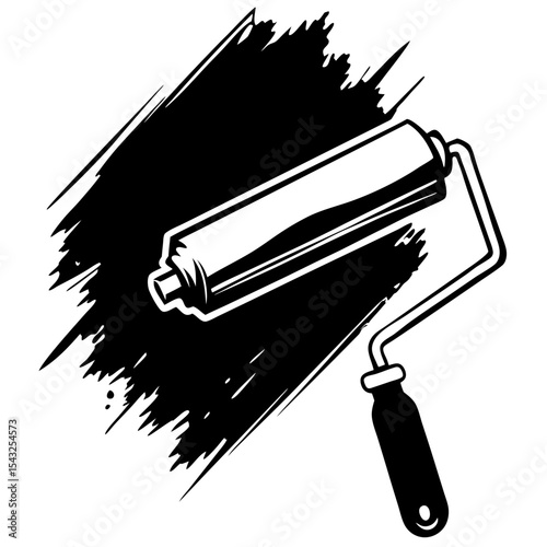 paint brush vector illustration