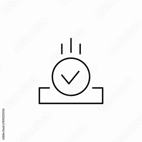 data completion icon sign vector