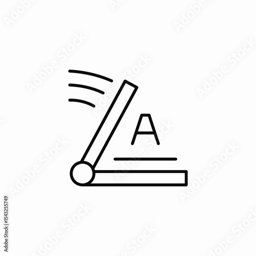document scanner icon sign vector