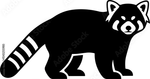 Red Panda Silhouette