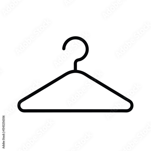 Simple hanger icon line art