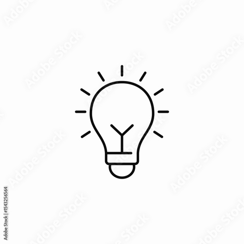 idea brightness icon sign vector