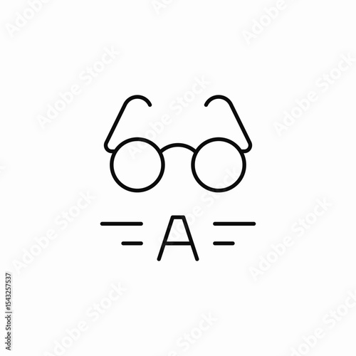 reading mode icon sign vector