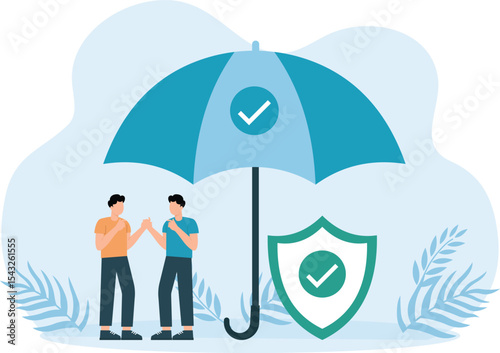 Employee insurance,care benefit, worker insurance or protection,

