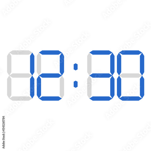 Digital Clock, Digital Numbers