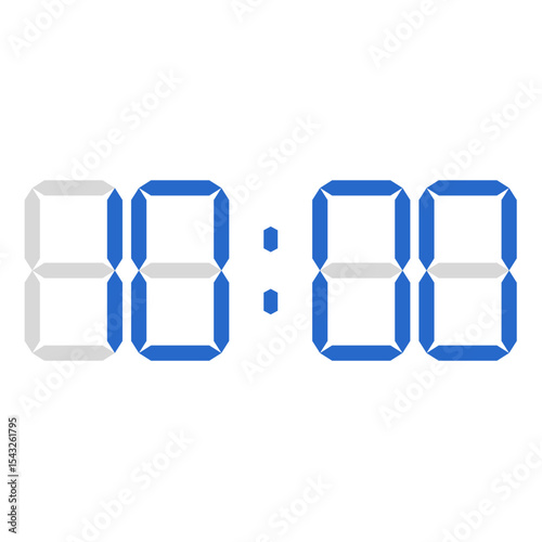 Digital Clock, Digital Numbers