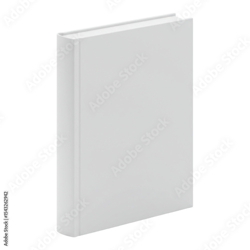 blank white book