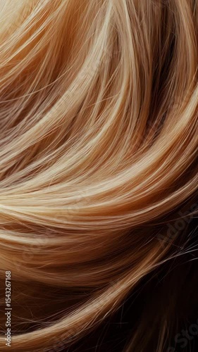 Animation of closeup hair