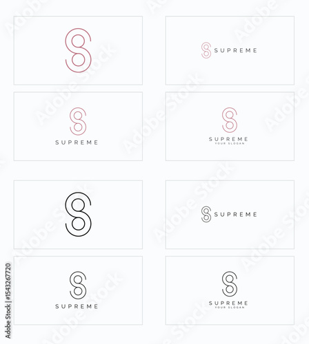 Luxury Vintage Logo Alphabet Set – Monogram Letter Badges with Floral Ornaments and Elegant Frames

