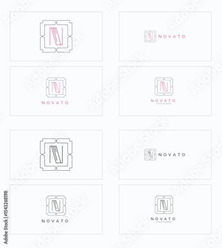 Luxury Vintage Logo Alphabet Set – Monogram Letter Badges with Floral Ornaments and Elegant Frames

