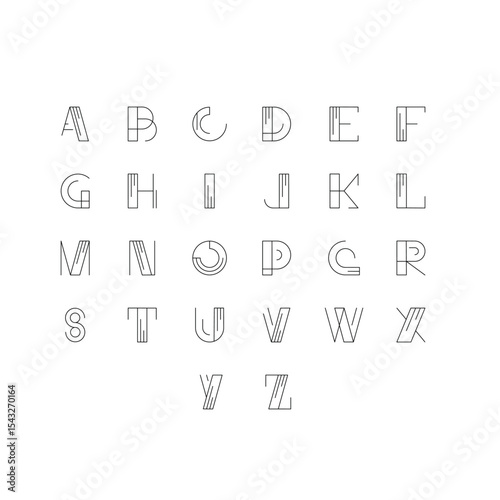 Luxury Vintage Logo Alphabet Set – Monogram Letter Badges with Floral Ornaments and Elegant Frames

