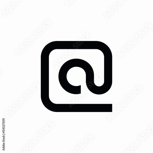 address email icon sign vector
