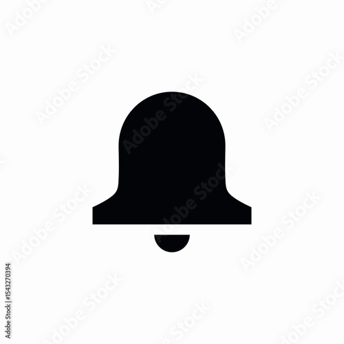bell notification icon sign vector