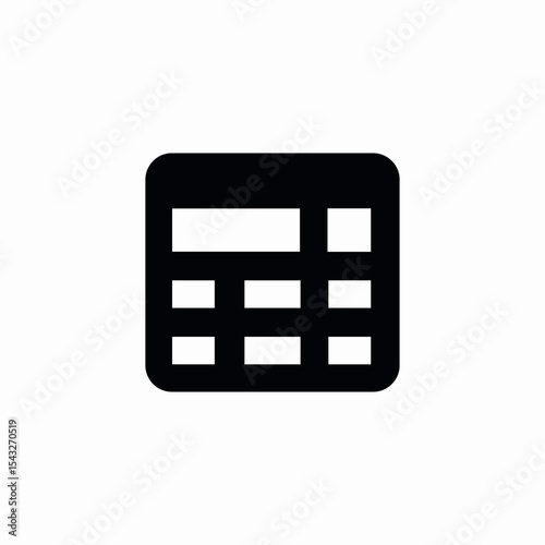 calculator device icon sign vector
