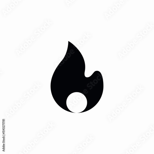 fire breakout icon sign vector