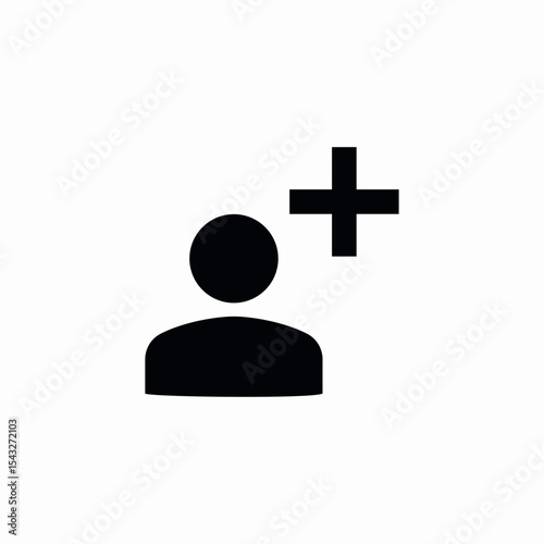 friend request icon sign vector