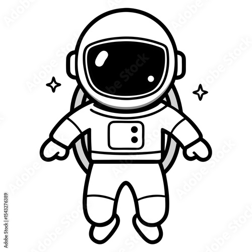 astronaut cartoon character
