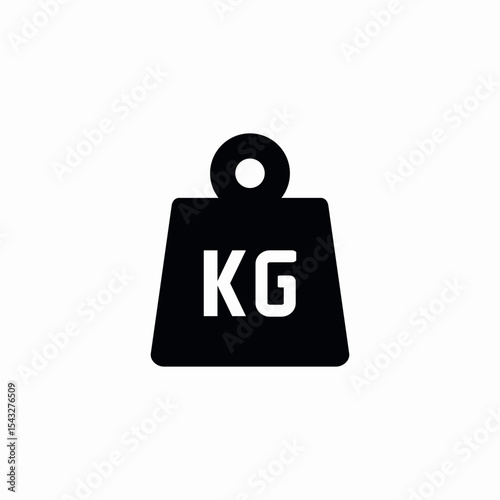 klo large weight icon sign vector