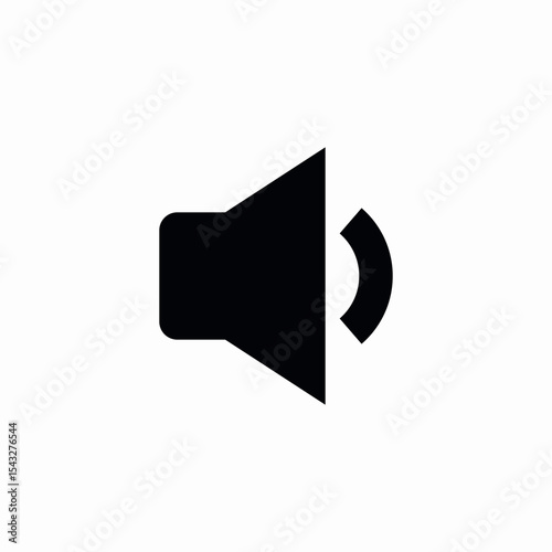 low sound settings icon sign vector