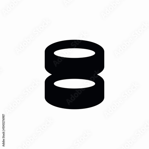 order database icon sign vector