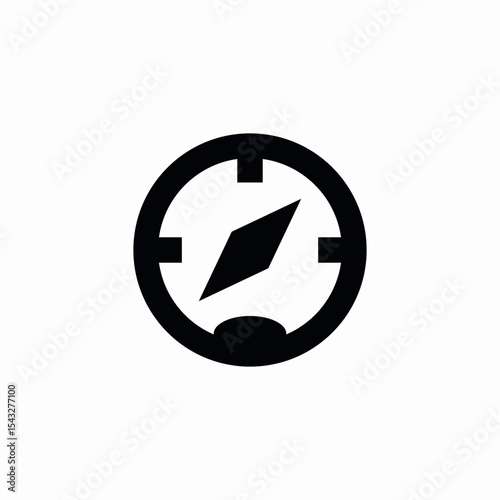 pressure meter icon sign vector