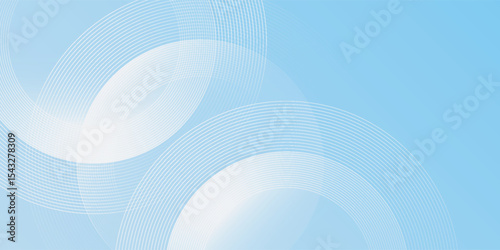 Abstract minimalist banner background  pastel colorful  blue and white gradations art modern simple