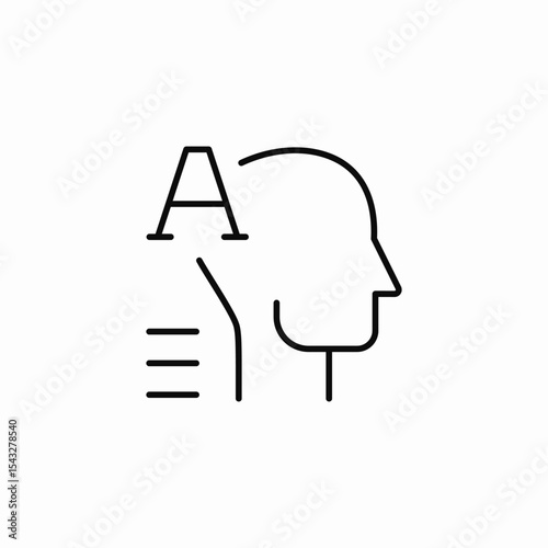 user text icon sign vector